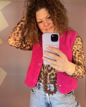 Teddy gilet kleur