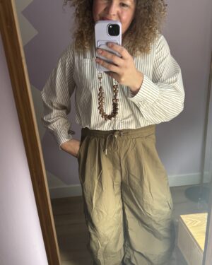Dames Cargo Broek Donkergroen